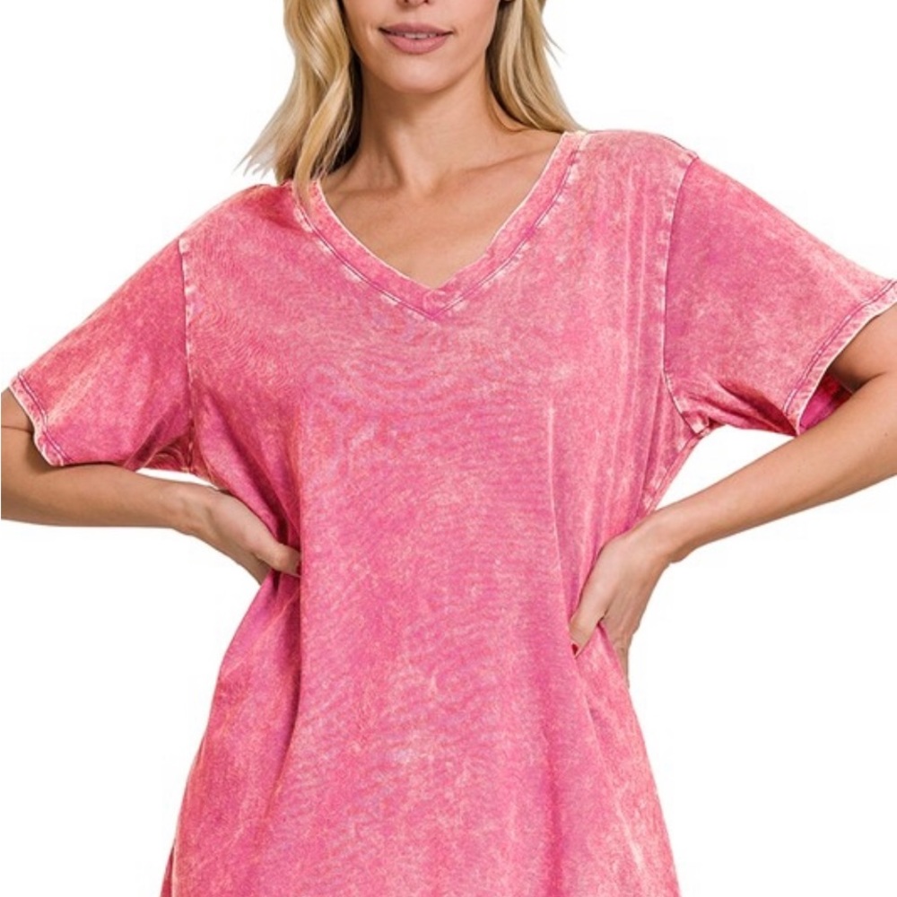 Zenana Top (NWT) Rose 1S, 1M, 1L